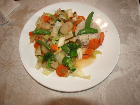 Image of Vegetable/tofu Stir Fry With A Spicy Teriyaki Sauce, Spark Recipes