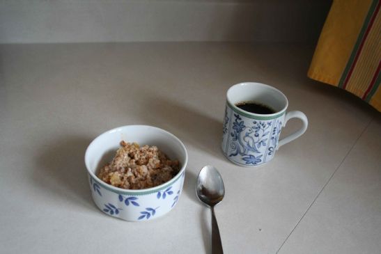 Steel Cut Oatmeal in Rice Cooker- DASH compliant