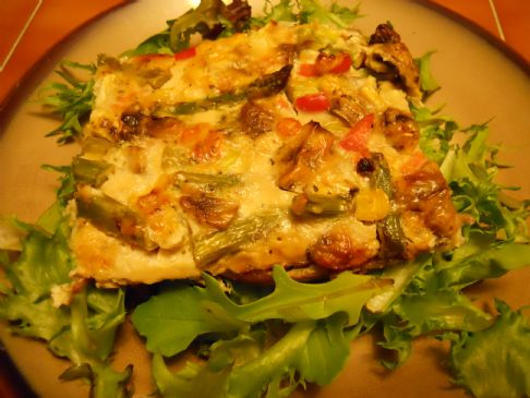 Image of Spring Vegetable Quiche (231 Calories Per 6th), Spark Recipes