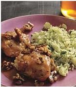 Image of Maple-walnut Turkey Thighs And Cheddar-apple Rice, Spark Recipes