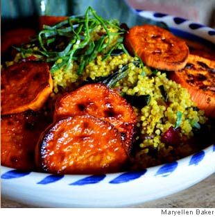 Image of Veg - Carmelized Sweet Potatoes W/ Quinoa And Greens, Spark Recipes