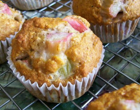 Image of Honey - Rhubarb Muffins, Spark Recipes