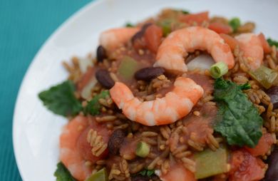 Speedy Cajun Shrimp