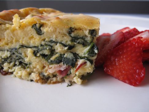 Image of Spinach And Bacon Bake, Spark Recipes