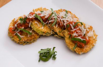 Parmesan Zucchini Crisps