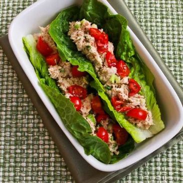 Image of Lettuce Wrap Tuna (kalyn's Kitchen), Spark Recipes