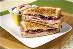 Image of Hg's Grilly Girl Cheesy Turkey & Bacon 'wich, Spark Recipes