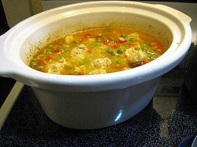 Image of Chicken Thai Pb Spicy Red Pepper Crockpot (1c=240cals), Spark Recipes