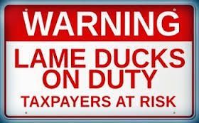 definition of lame duck in government