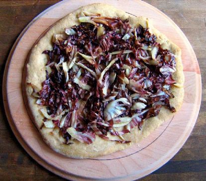 Image of Radicchio Pizza With Truffle Oil, Spark Recipes