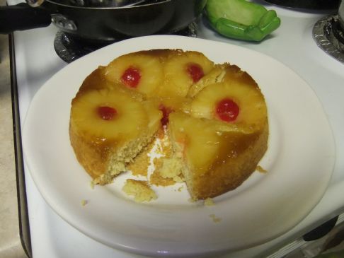 Image of Hg's Upside-down Pineapple-applesauce Cake, Spark Recipes