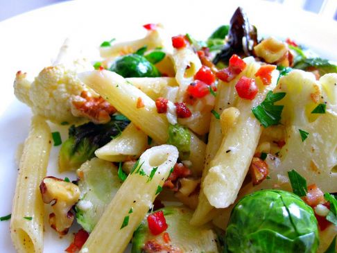 Image of Penne With Pancetta And Roasted Brussels Sprouts, Spark Recipes