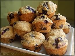 Gluten, Dairy and Wheat Free Blueberry muffins