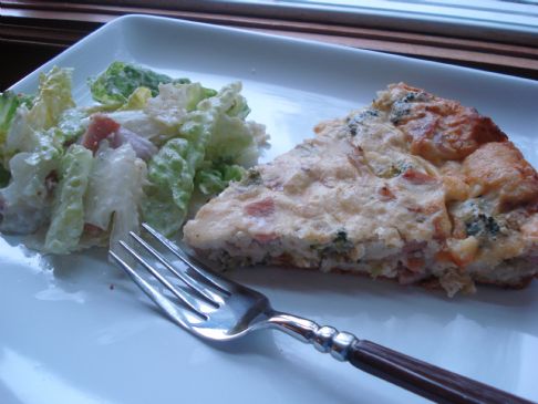 Image of Crustless Quiche Part 2(peameal Bacon, Broccoli & Cheese), Spark Recipes
