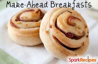 Turkey Bacon Breakfast Rolls