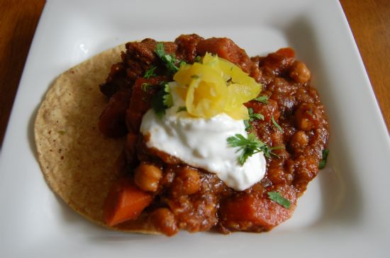 Image of Braised Mexican Beef With Crispy Corn Tortillas, Spark Recipes