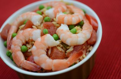 15-Minute Shrimp Paella