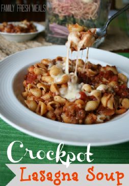 Crockpot Lasagna Soup