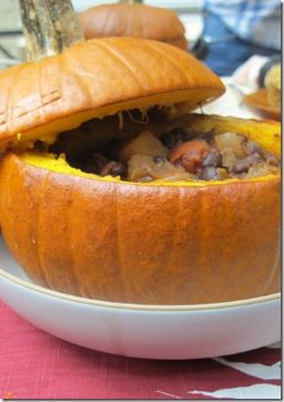 Emily's Butternut Squash and Black Bean Chili (vegan)