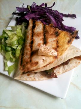 Image of Chicken With Tomato & Pear Sauce In Crunchy Tortilla, Spark Recipes