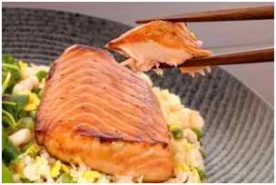 Image of Asian Salmon With Brown Rice Pilaf, Spark Recipes