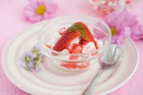 Image of Balsamic Strawberries With Ricotta Cream (chef Meg's Makeover), Spark Recipes
