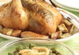 Chef Meg's Roasted Chicken with Herb Oil