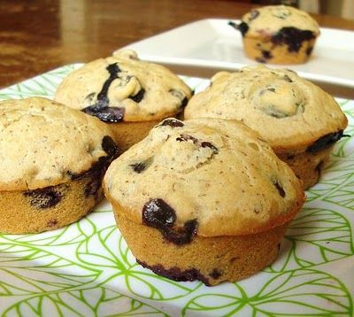 Image of Vegan Blueberry Banana Muffins, Spark Recipes
