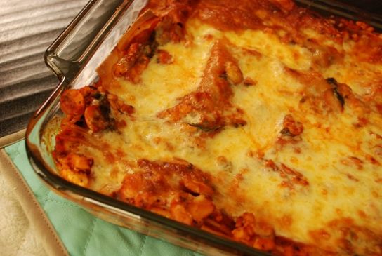 Turkey Lasagna Recipe with Spinach and Mushrooms