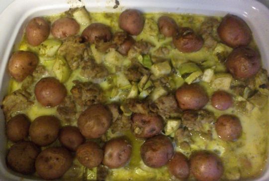 Image of Kohlrabi Casserole With Sausage And Fresh Thyme, Spark Recipes