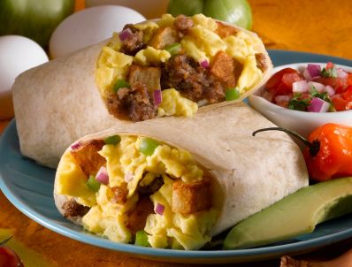 Sausage, Egg & Cheese Breakfast Roll-Up
