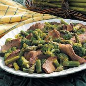 Image of Beefy Broccoli Asparagus Salad, Spark Recipes