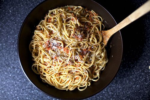 Image of Linguine With Tomato-almond Pesto, Spark Recipes