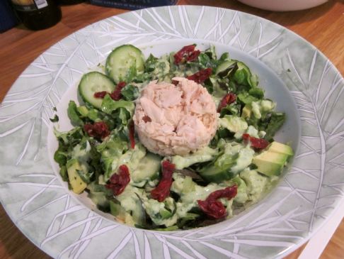 Image of Tuna Salad With Curried Avocado Dressing, Spark Recipes