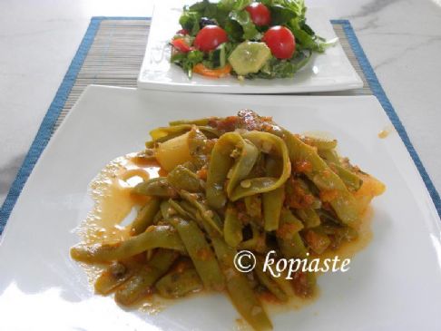 Image of Greek Green Beans And Potatoes, Spark Recipes