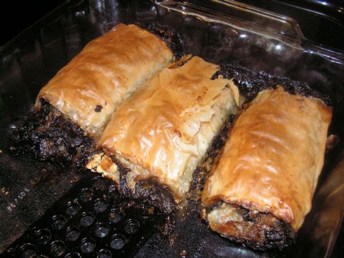 Image of Spinach Phyllo Eggrolls, Spark Recipes