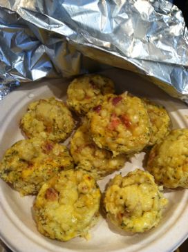 Image of Corn And Garlic Frittata Muffins-73 Calories, Spark Recipes