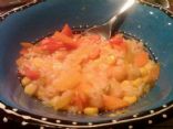 Sweet Pepper Coconut Corn Chowder