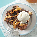 Image of Double Chocolate Bread Pudding With Dulce De Leche, Spark Recipes