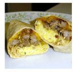 Mountain Pie Breakfast Wrap (Camping)