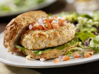 Salsa Turkey Burgers