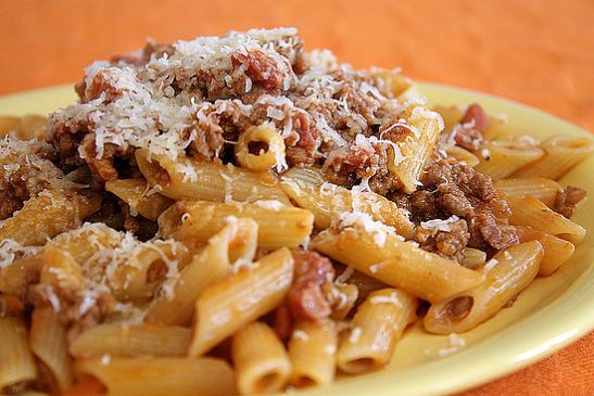 Image of Eggplant Bolognese With Whole Wheat Penne, Spark Recipes