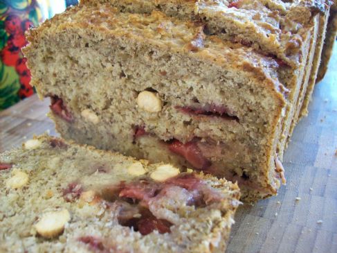 Image of Rhubarb Compote Loaf With Fresh Strawberries, Spark Recipes