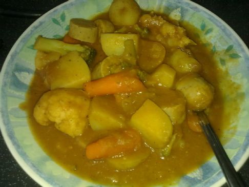 Image of Low Fat Vienner Curry, Spark Recipes
