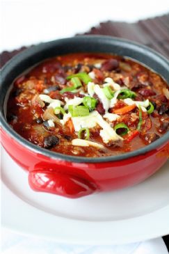 Image of Vegetarian Two Bean Spicy Chili, Spark Recipes