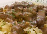Easy Slow Cooker Beef and Mushrooms