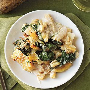 Image of Baked Pasta With Spinach, Lemon, And Cheese, Spark Recipes