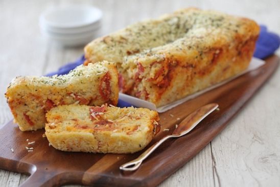 Image of Cheesy Pepperoni Pizza Quick Bread, Spark Recipes