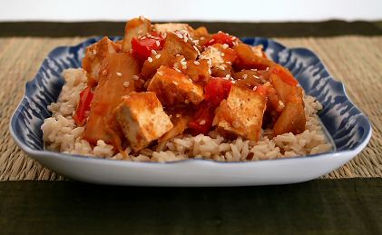 Image of Eggplant And Tofu In Spicy Garlic Sauce, Spark Recipes