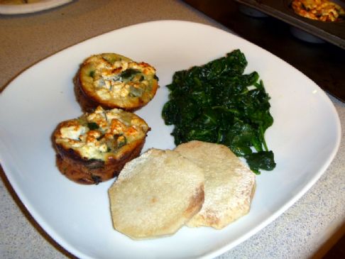 Image of Makeover: Spinach, Onion, And Feta Crustless Quiche (by The-more-girl), Spark Recipes